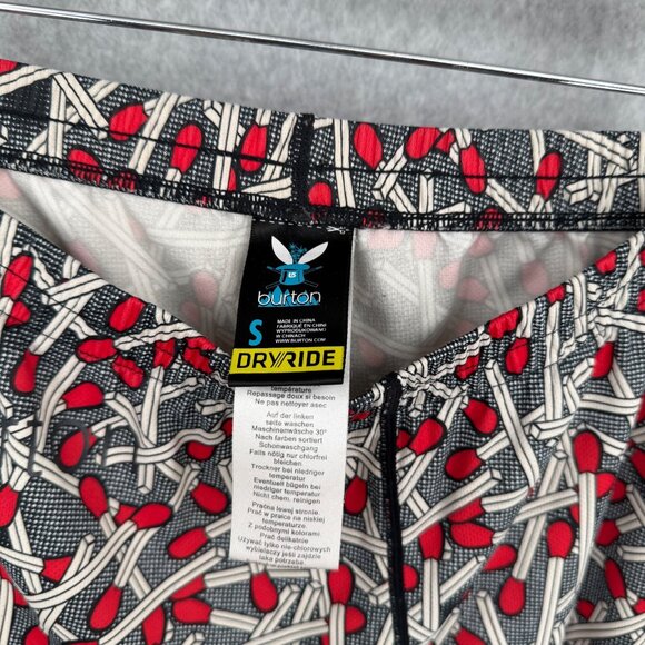 Burton Womens DryRide Base Layer Pant Legging Size S Red Black Matchstick Snow - Picture 6 of 12